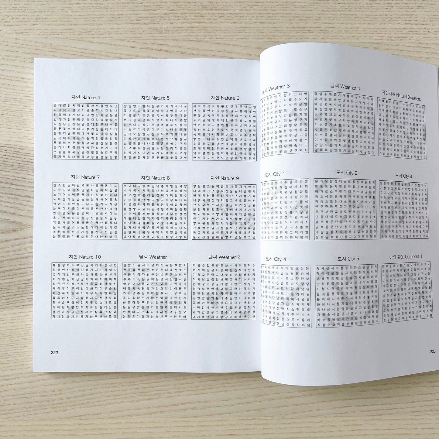 Korean Word Search: Learn 2,400+ Essential Korean Words Completing Over 200 Puzzles Digital Download